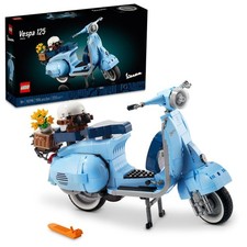 LEGO Icons Vespa 125 Model Building Kit - Ages 18+, 10298, 1106 pcs