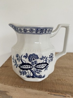 Vintage Kensington Coventry blau Zwiebelmuster blau und weiß Porzellan Milchkännchen