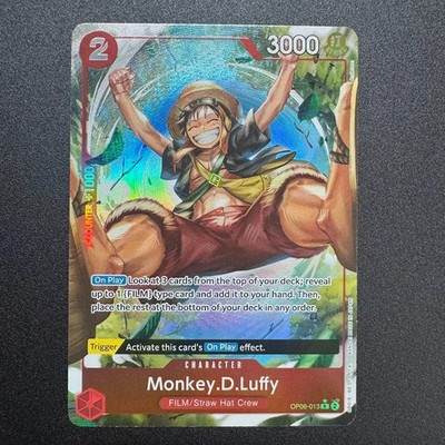 Monkey.D.Luffy OP06-013 Alt Art Holo Foil - One Piece TCG English