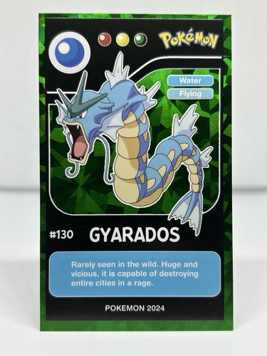 GYARADOS (GREEN) RE EDITIONS 2024 - CRACKED ICE HOLO (CHASE CARD) - POKEMON