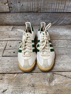 Vintage 80's Adidas Rom white low-top sneakers uk 8, Made in West Germany |  eBay