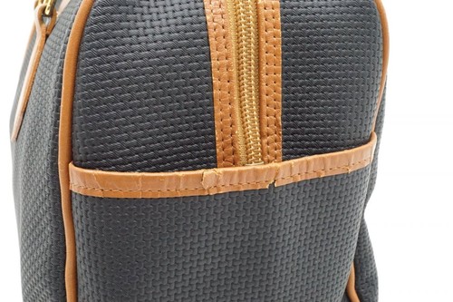 Yves Saint Laurent Vintage Mini Boston Handtasche Tote Ysl PVC Leder Black 3110h - Bild 7 von 10