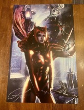 Greg Horn Signed Print  Scarlett Witch Marvel Comics 11x17 Print
