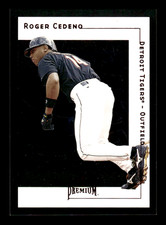 Roger Cedeno Detroit Tigers 2001 Premium Fleer Serial #'d 117/125 SR 193