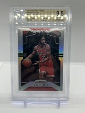 Coby White 2019-20 Prizm Silver Rookie #253 BGS 9.5 RC Chicago Bulls Gem Mint