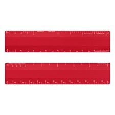 Alumicolor Architect 6 inch Ruler Scale w/ 4 Bevel Design for Drawing, Drafting