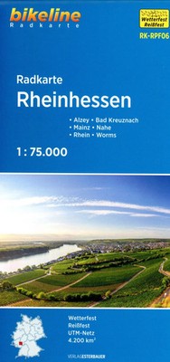 Radkarte Rheinhessen 1 : 75.000 (RK-RPF06) | Esterbauer Verlag | Deutsch | 2022