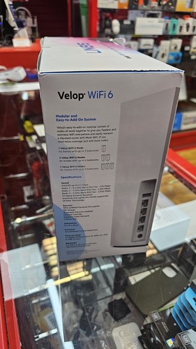 Linksys Velop WiFi 6 AX4200 1000 Mbps 4-Port 4200 Mbps Wireless MX8400 - 第 5/6 張圖片