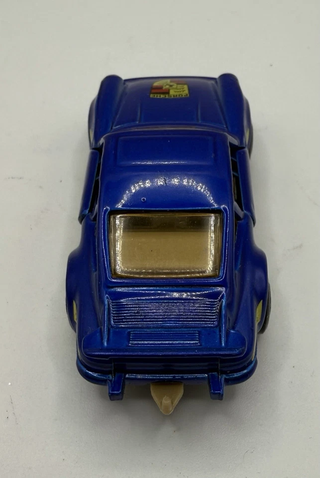 Matchbox Superfast MB3 PPORSCHE 911 TURBO «СИНИЙ МЕТАЛЛИК с широким колесом - Изображение 4 из 4