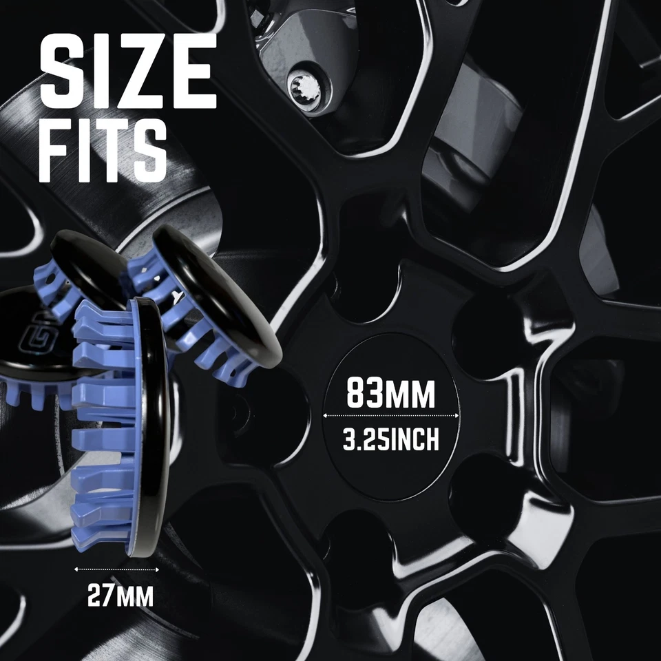 (Set of 4) for GMC 3.25 inches=83mm Wheel Hub Center Cap - Image 2 of 4