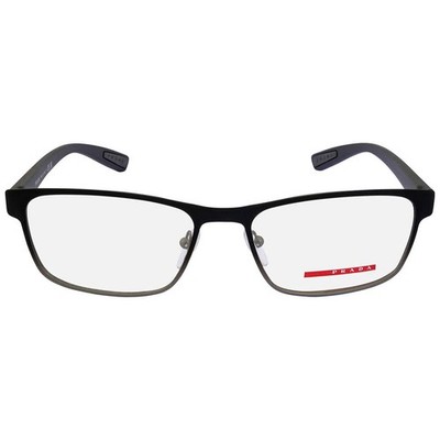 Prada Linea Rossa Demo Rectangular Men's Eyeglasses PS 50GV U6U1O1 55