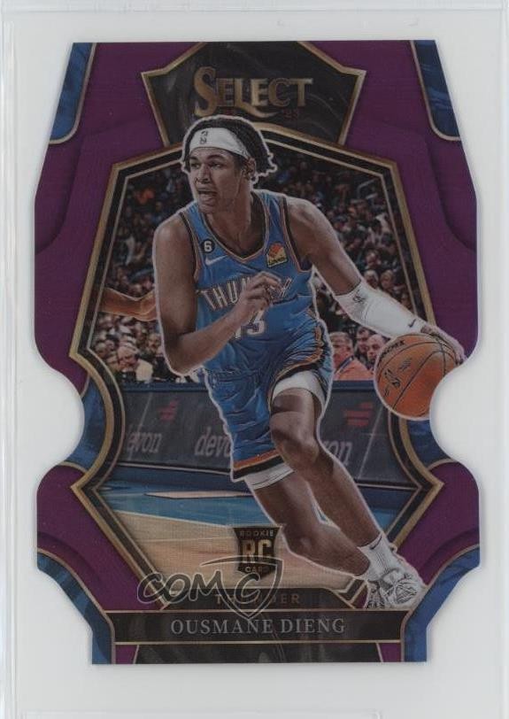 2022 Panini Select Purple Prizm Die-Cut 84/99 Ousmane Dieng #190 Rookie RC 05lh