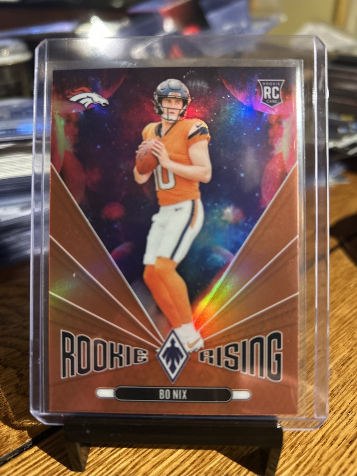 2024 Panini Phoenix - Rookie Rising Bo Nix #RR-BNX Orange (RC)