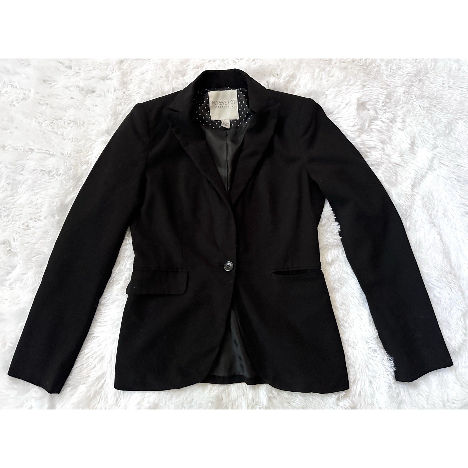 Forever 21 Essential Black Single Button Blazer J… - image 11