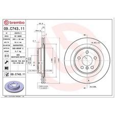2x Bremsscheibe hinten für BMW X1 F48 U11 X2 F39 | 26244849