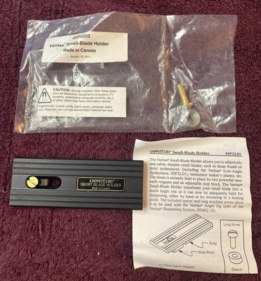 VERITAS SMALL-BLADE HOLDER NO. 05P32.03 MADE IN CANADA
