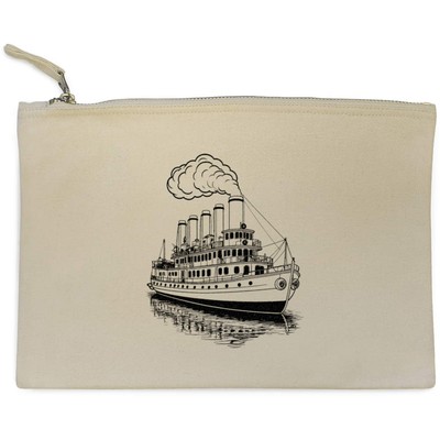 Canvas-Clutch/Zubehörkoffer ''Steam Powered Ship'' (CL00040922)