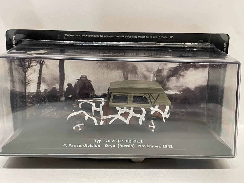 Tipo 170 VK 1938 Coche.1 4. Panzerdivision Oryol Rusia 1942 1:43 coche blindado Segunda Guerra Mundial Foto 2 de 2