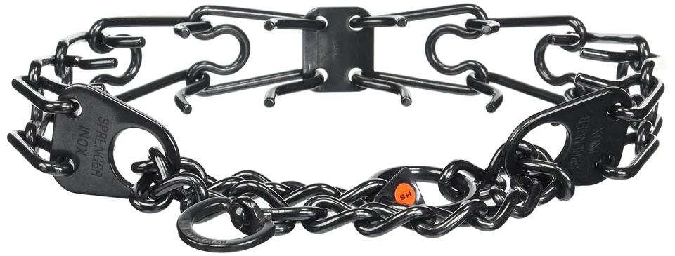 JANNIK 4.00 mm x 20" X-Large Black Stainless Steel Pinch Training Collar, One... - Image 2 of 2