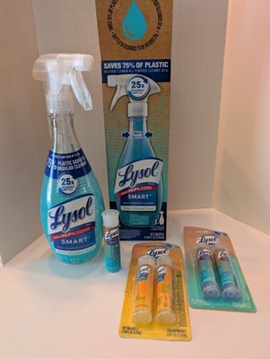 Lysol SMART Multi-Purpose Cleaner Citrus Breeze Starter Kit Plus 2 Pack Refills