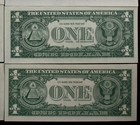 Old Money LOT of 10 1957 $1 Silver Certificates plain series XF to AU AA4727 — photo 10