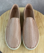 Ecco Soft 7 Woven Loafers Shoes Womens Sz 10/10.5 US 41 EU Pink Leather Slip On