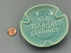 Vintage HAEGER CERAMICS 3.75" Advertising Ashtray