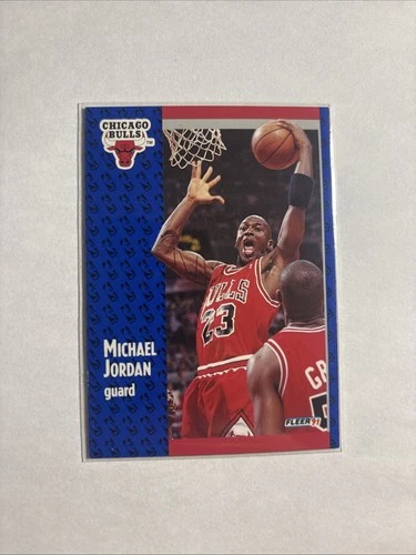 Fleer 1991-92 Michael Jordan Base Set #29 Chicago Bulls NBA Card