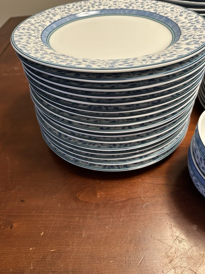 Conjunto de Louça Mikasa “Susanne” Fine China x66 Peças Usado Único Proprietário - Imagem 2 de 4