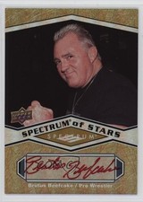 2009 Upper Deck Spectrum of Stars Red Ink Brutus The Barber Beefcake Auto 6h1