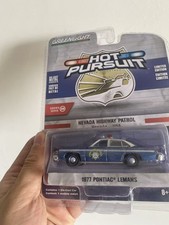 1:64 Greenlight Hot Pursuit  Nevada Highway Patrol 1977 Pontiac LeMans Model 