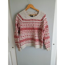 Abercrombie and Fitch women's sweater size Large traditional Nordic fair isle