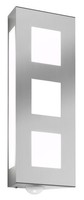 Cmd 26/BM Wandleuchte Aus Edelstahl IP44 Mit Opalglas E27 Bewegungsmelder
