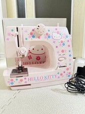 Hello Kitty Electric Sewing Machine Pink Flor...