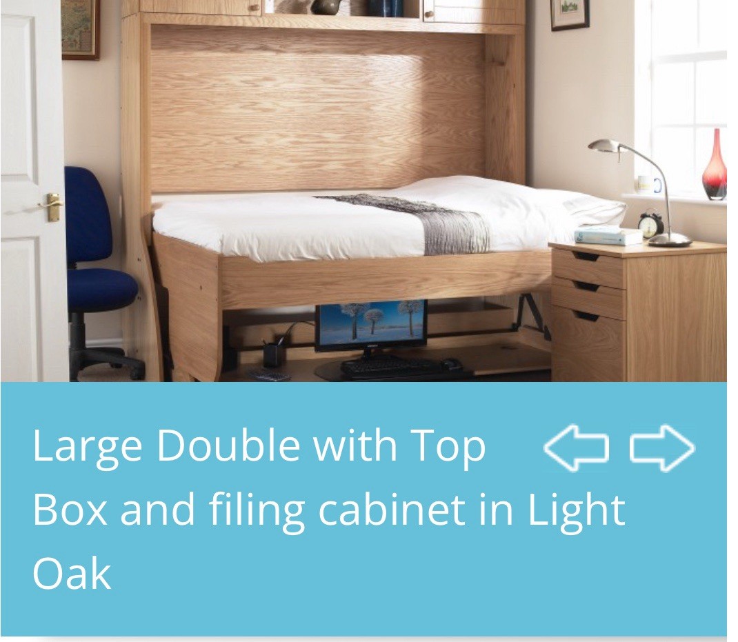 Double StudyBed Desk Bed