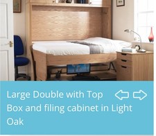 Double StudyBed Desk Bed