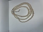 Vintage Pearl Necklace 3 Strand Multi Strand Costume Jewelry