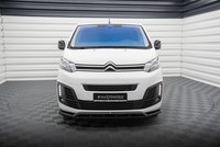 Maxton Design Frontlippe Passend FüR Peugeot Expert Mk3 Schwarz Hochglanz