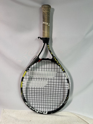 Babolat Rafa Nadal Jr 21 Yellow and Black Tennis Racquet With Racquet Cover