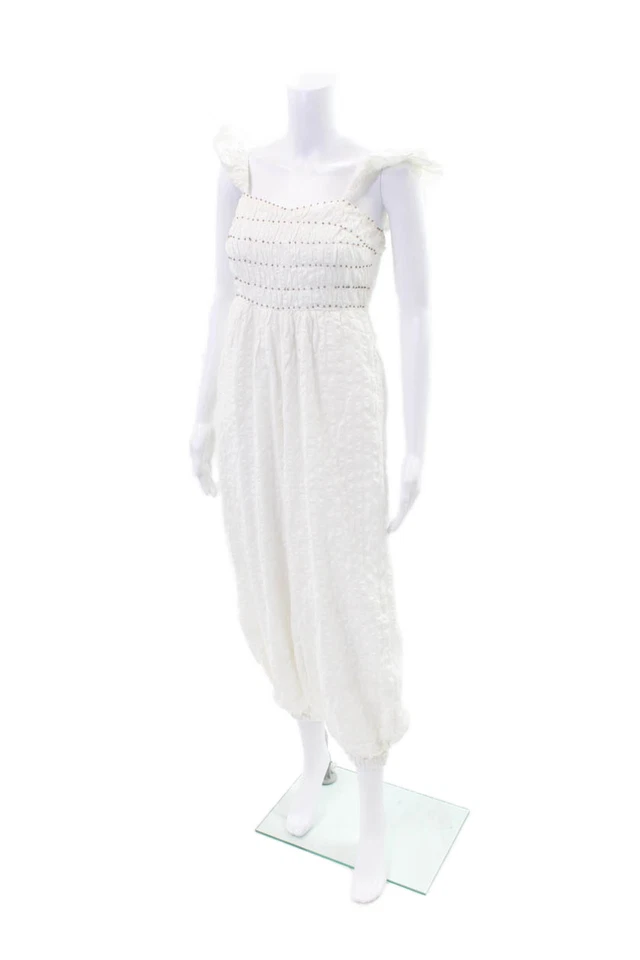 Mono blanco sin mangas Free People para mujer talla XS Foto 2 de 4