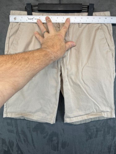 Primark Khaki Shorts - Mens Size 33 - Beige - Button Fly - Stretch (3739) - Picture 7 of 19