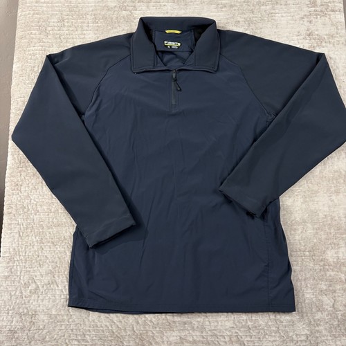First Tactical Mens XL Quarter Zip Pullover Navy Blue Performance Stretch 111018