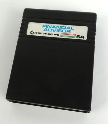 Commodore 64 C64 -- FINANCIAL ADVISOR -- Modul Cart