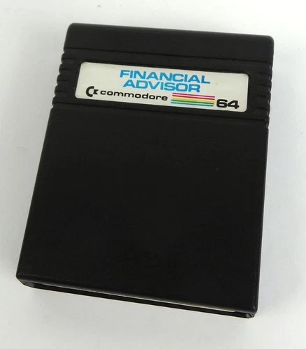 Commodore 64 C64 -- FINANCIAL ADVISOR -- Module Cart