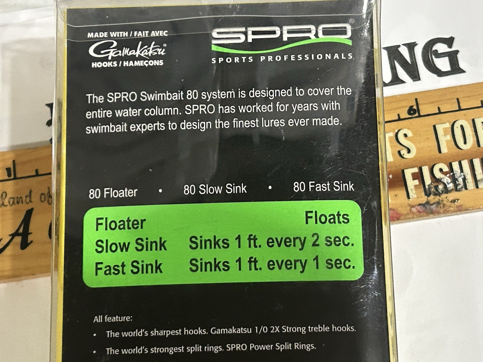 SPRO SWIMBAIT 80 Floater 8" GHOST AYU COLOR SSB80Z1FGA NIP FISHING LURE - Image 3