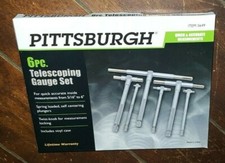 6pc Telescoping Gauge Set with Vinyl Case - Item #5649