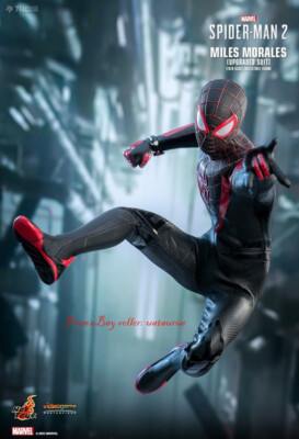 Perfect HotToys 1/6 Vgm55 Spider-Man 2 Miles Morales In Stock New