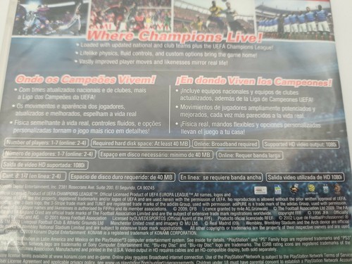 Pro Evolution Soccer PES 2010 Sony Playstation 3 Game PS3 - With Manual - 第 8/9 張圖片