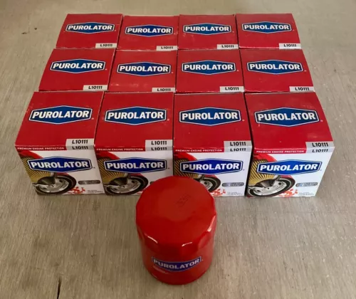 (12-PK) Purolator L10111 Oil Filter CASE fits PF47 PH47 PH3387A V111 51040 LF233
