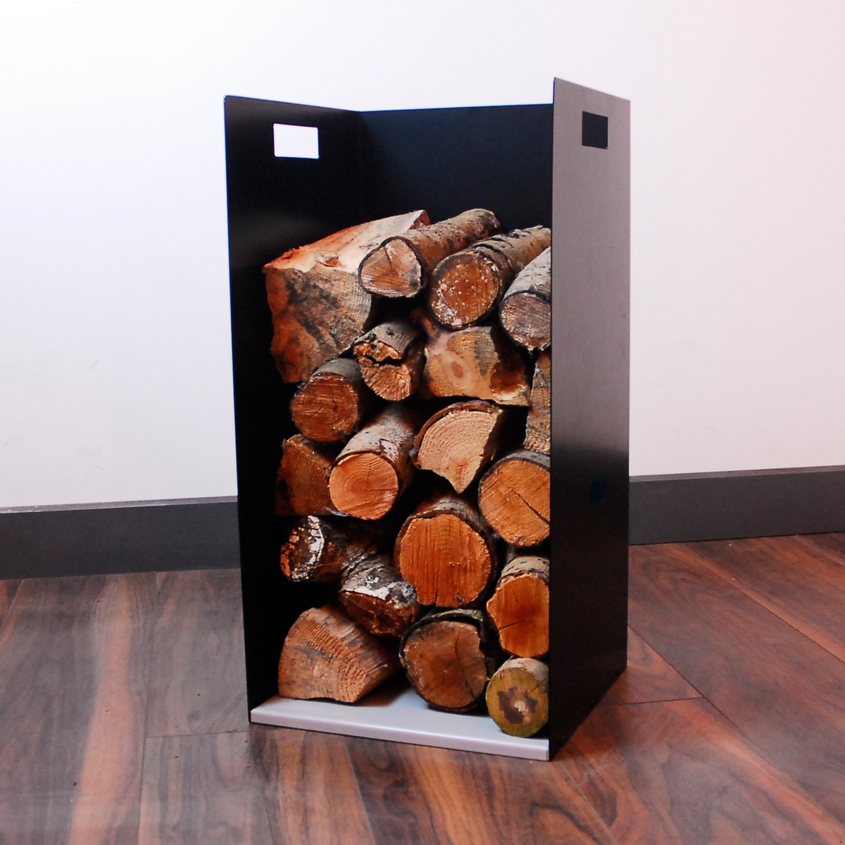 62cm Tall Modern Firewood Log Store Holder - Woodstove Fireplace Wood Holder  | eBay